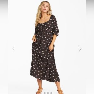 Billabong Black Floral Dress